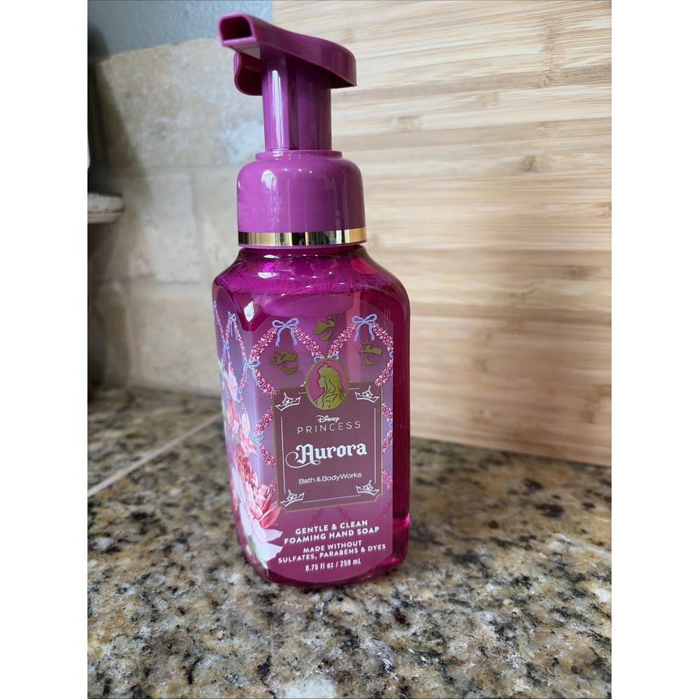 Bath and Body Works Disney Princess AURORA Foaming Hand Soap 8.75 Fl Oz NEW NWT